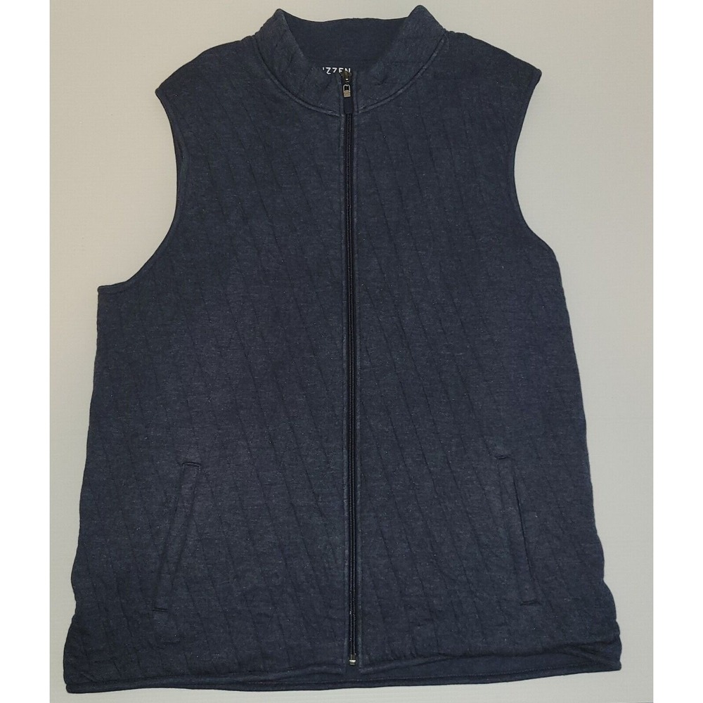 Mizzen + Main Golf Performance Quilt Style Vest MMV-1000 Mens XXL 2XL Navy Blue
